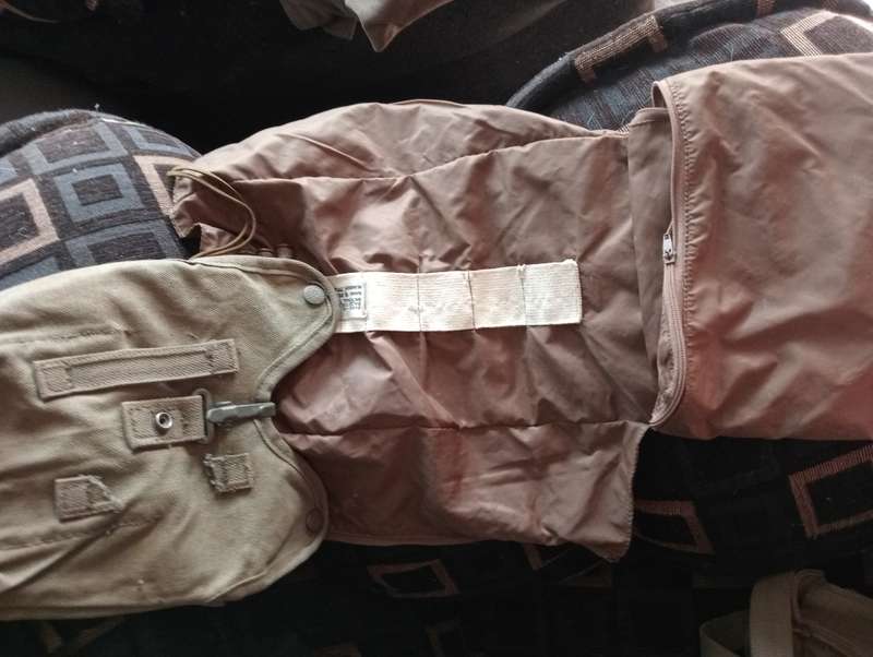 VINTAGE SOUTH AFRICAN ARMY PATTERN 73 WEBBING ETC