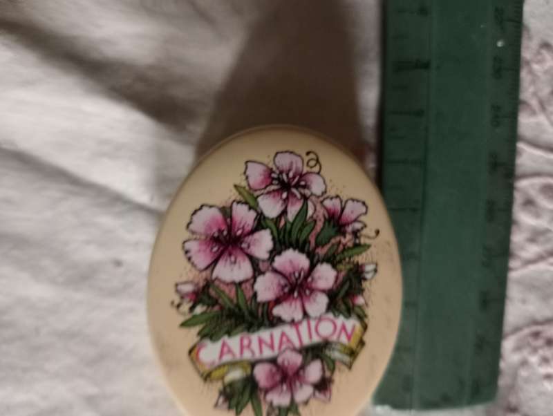 VINTAGE COLLECTABLE SMALL CARNATION TIN