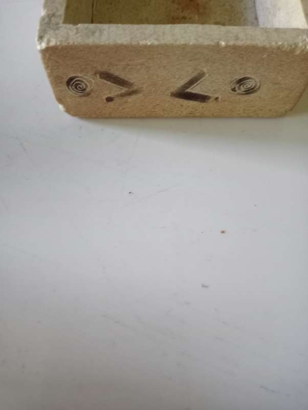 SMALL VINTAGE MARBLE HOLDER