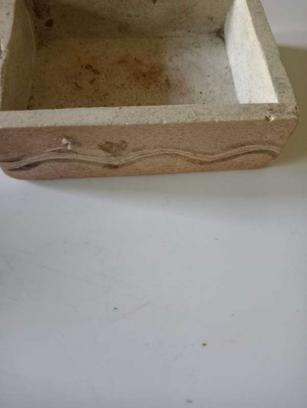 SMALL VINTAGE MARBLE HOLDER