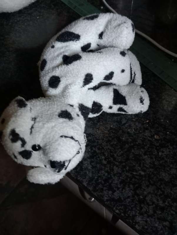 VINTAGE SMALL TESCO  STUFFED DOG