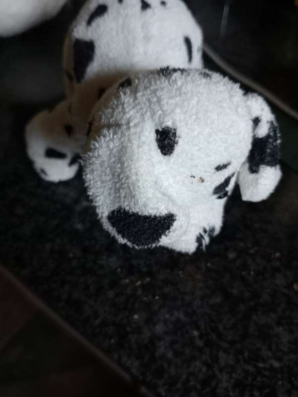 VINTAGE SMALL TESCO  STUFFED DOG