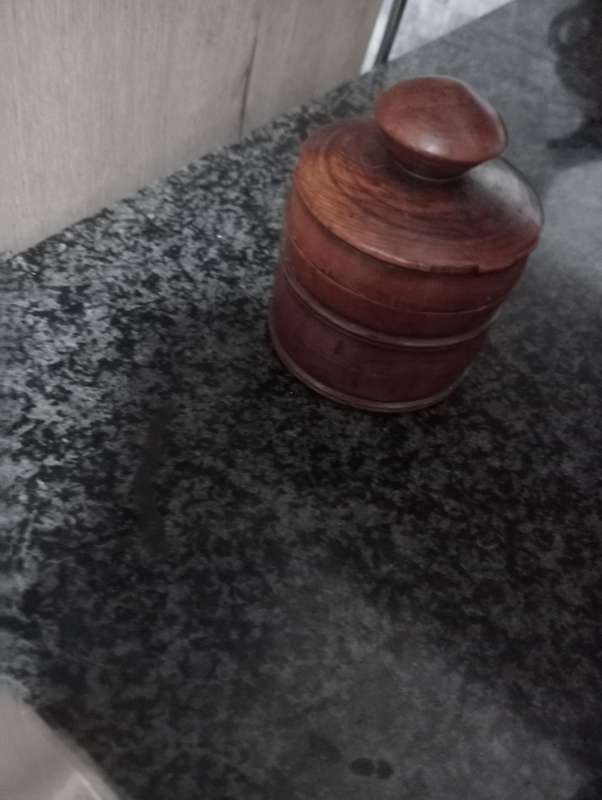 VINTAGE SMALL WOODEN HOLDER