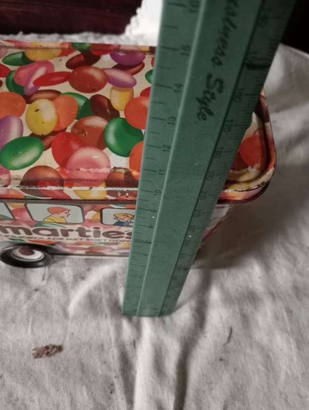 VINTAGE SMARTIES TOY TRUCK TIN