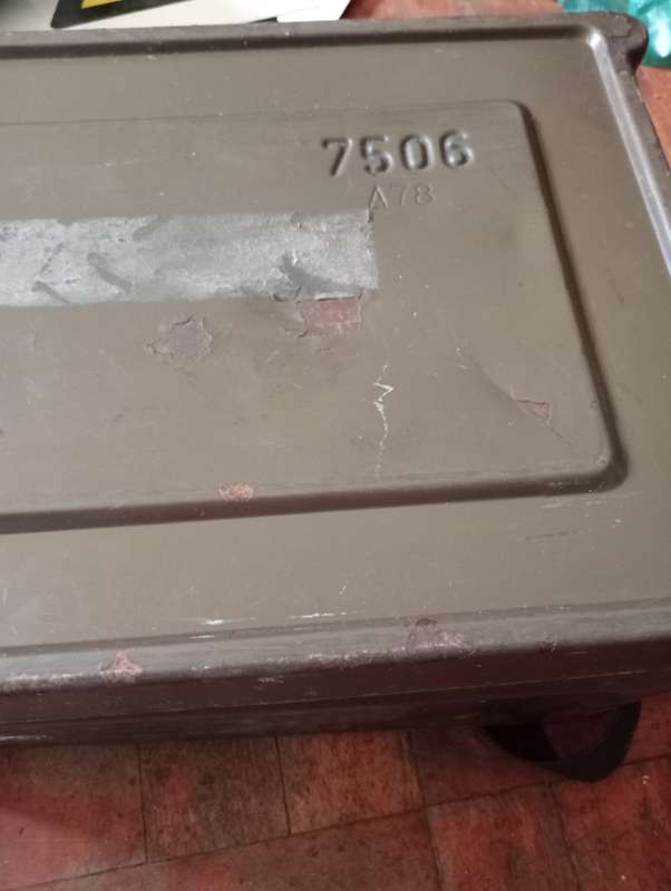 VINTAGE 1970 S SOUTH AFRICAN ARMY TRUNK