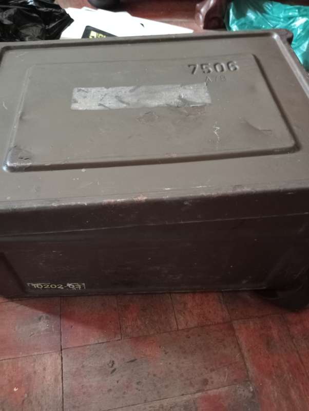 VINTAGE 1970 S SOUTH AFRICAN ARMY TRUNK