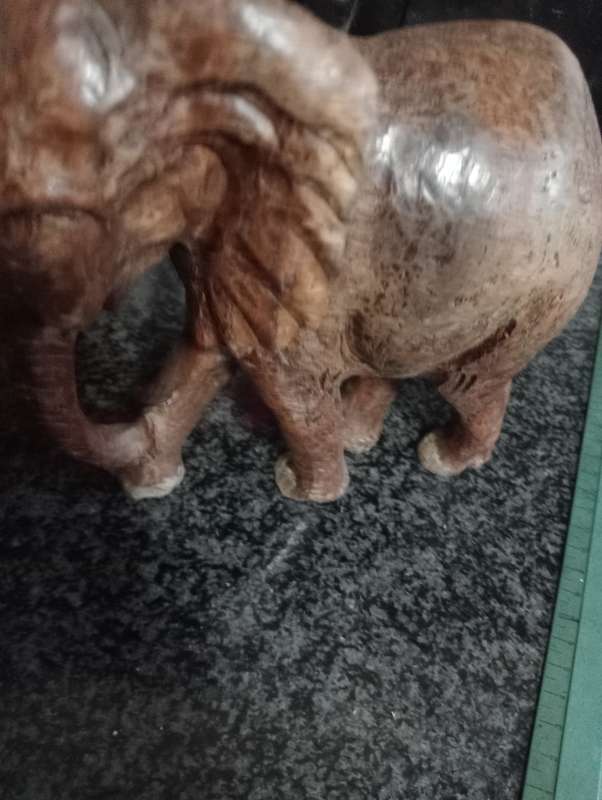 VINTAGE STONEWARE ELEPHANT