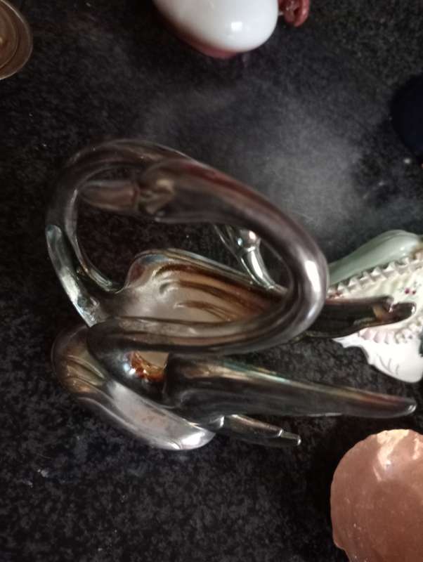 VINTAGE SWAN SERVETTE HOLDER
