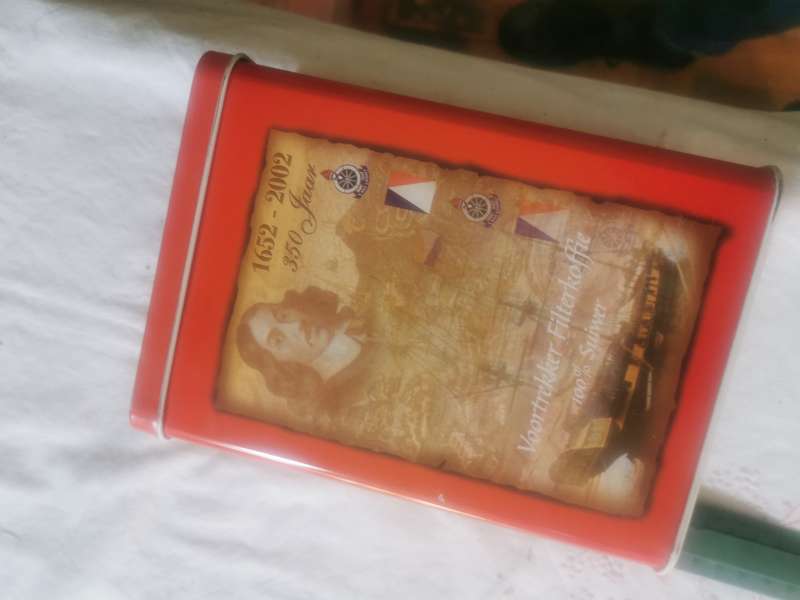 COLLECTABLE VOORTREKKER COFFEE TIN