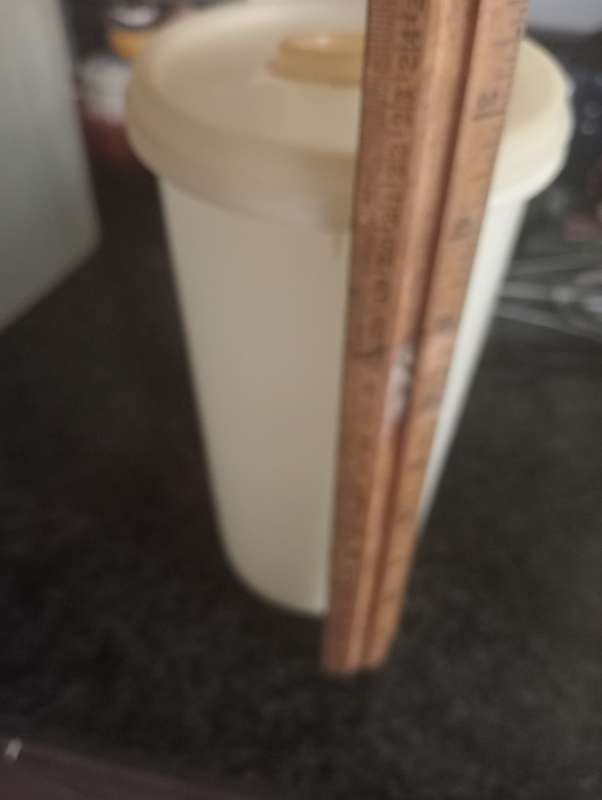 TUPPERWARE JAR  WITH LIDS