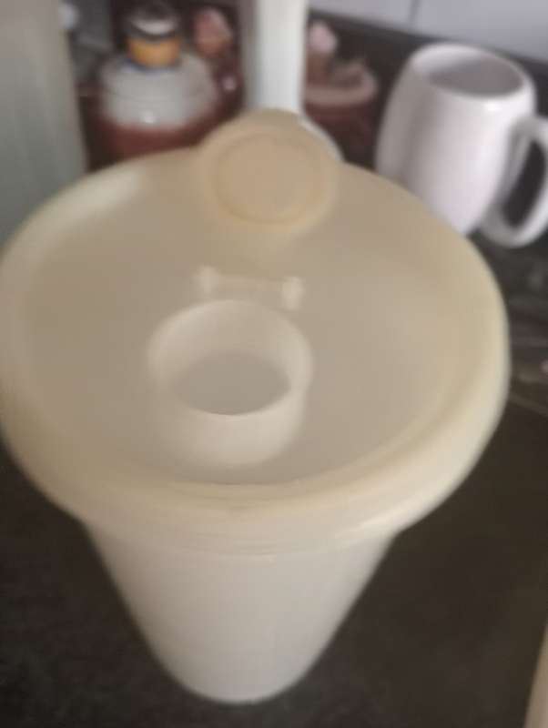 TUPPERWARE JAR  WITH LIDS