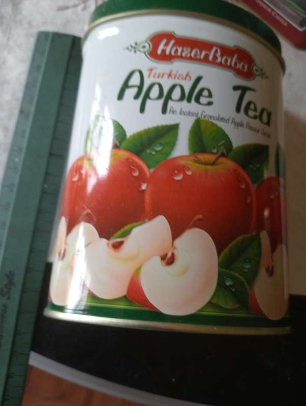 VINTAGE TURKISH APPLE CIDER TIN