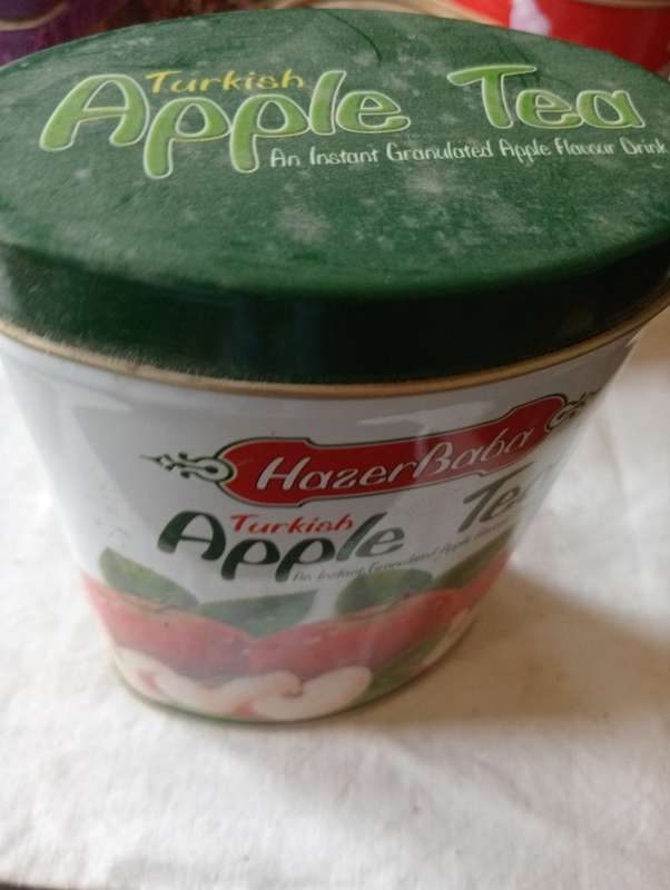 VINTAGE TURKISH APPLE CIDER TIN