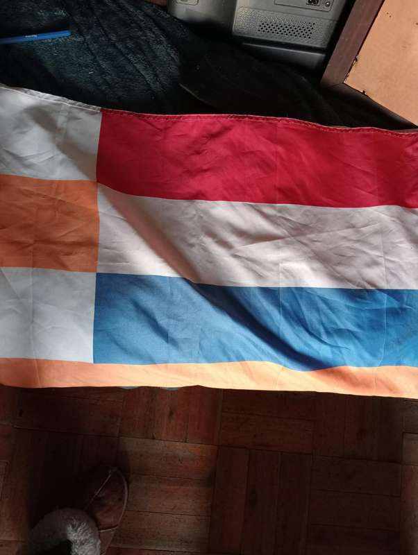 VERY OLD ORANJE VRYSTAAT SOUTH AFRICA  FLAG