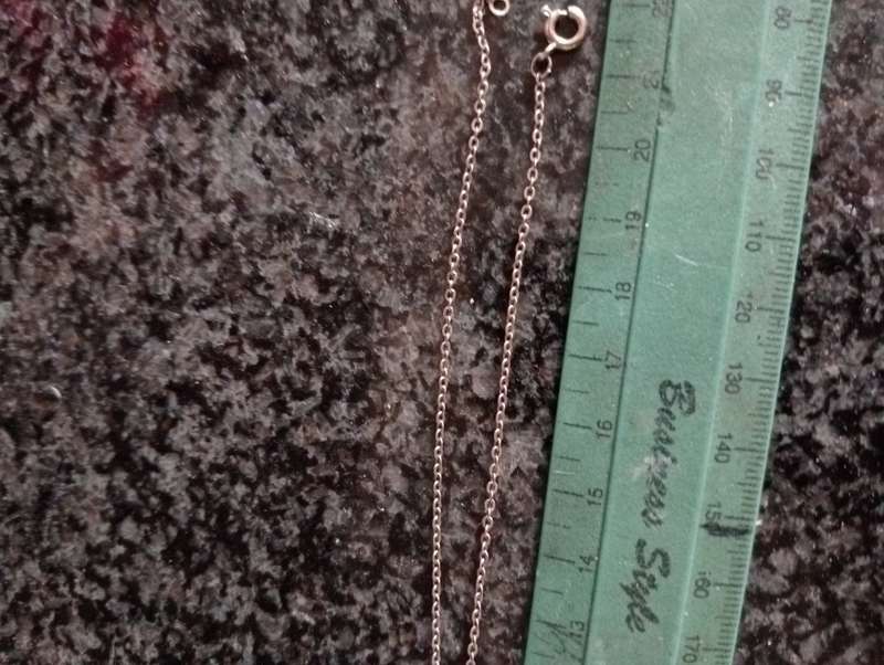 VINTAGE 42CM STERLING SILVER CHAIN