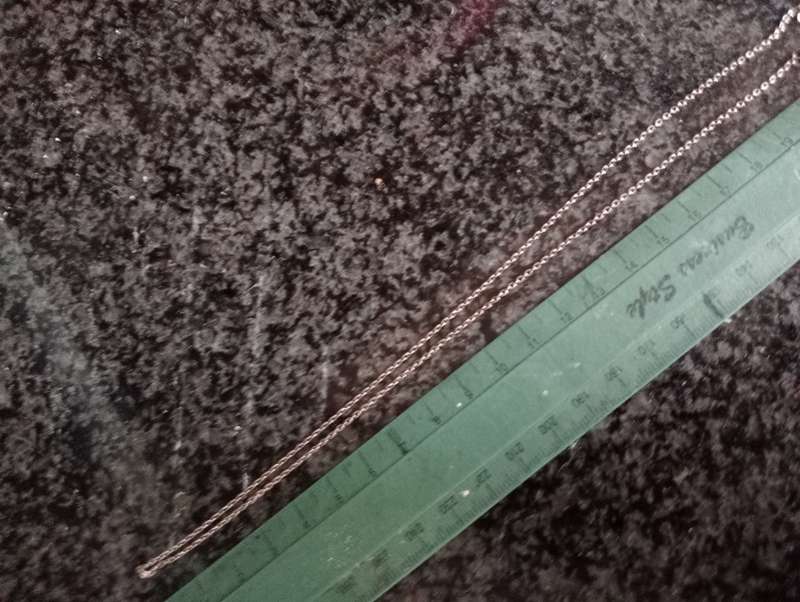 VINTAGE 42CM STERLING SILVER CHAIN