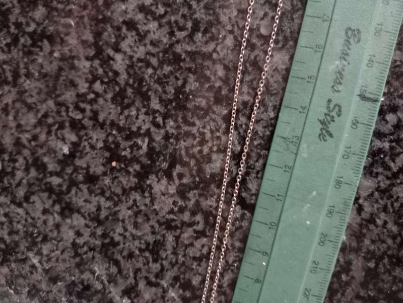 VINTAGE 42CM STERLING SILVER CHAIN