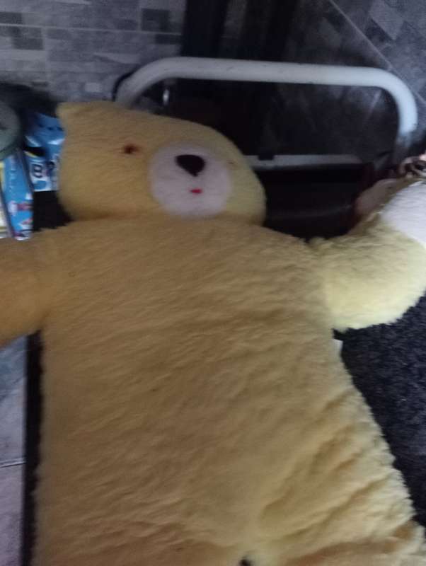 Vintage 63cm yellow bear