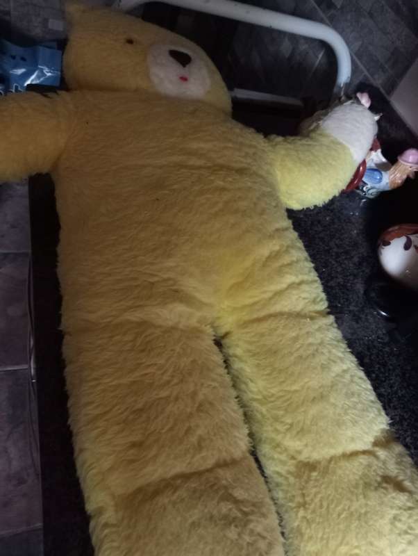 Vintage 63cm yellow bear