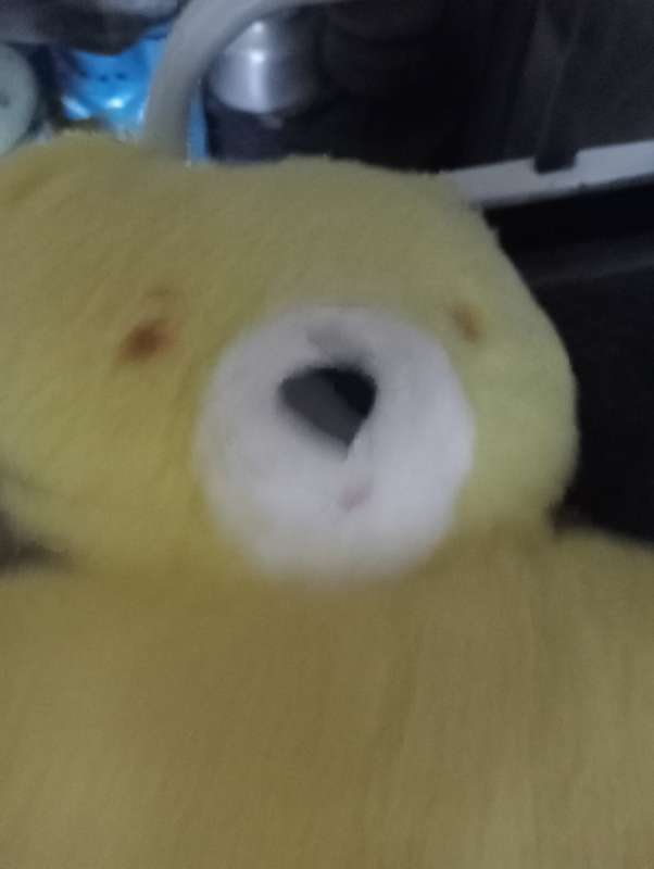 Vintage 63cm yellow bear