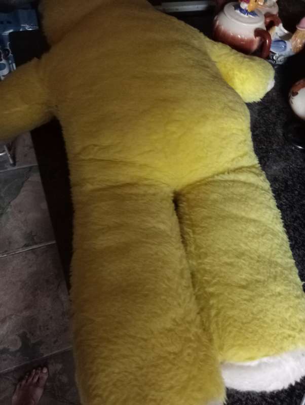 Vintage 63cm yellow bear