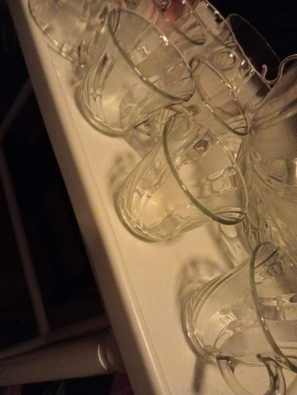 VINTAGE PUNCH SET WITH 12 CUPS