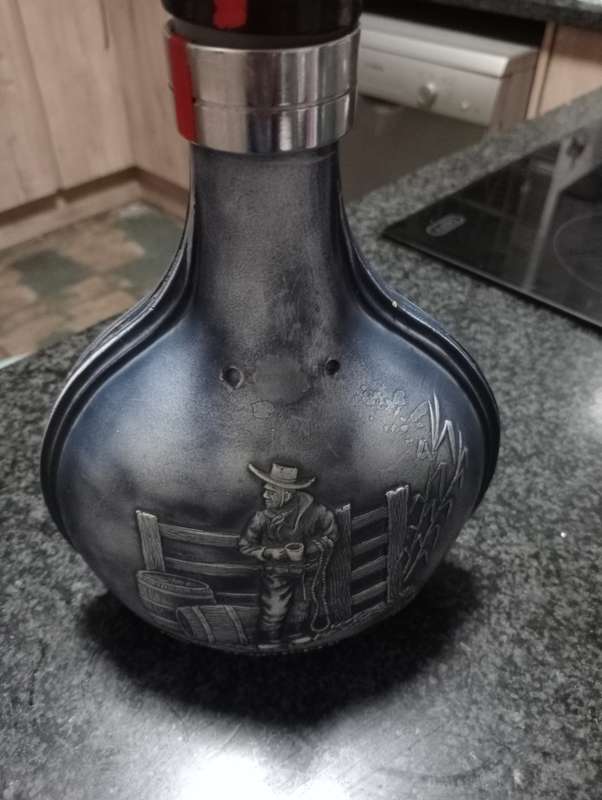 VINTAGE INDUSTRIA COLLECTABLE BRASILEIRA BOTTLE WINE OR LIQUEER