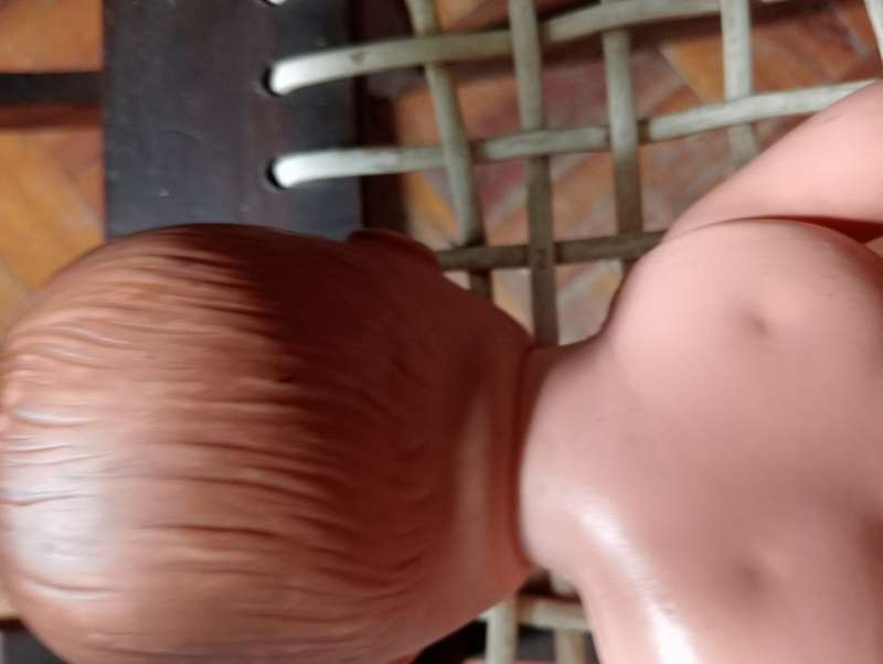 VINTAGE HARD PLASTIC DOLL