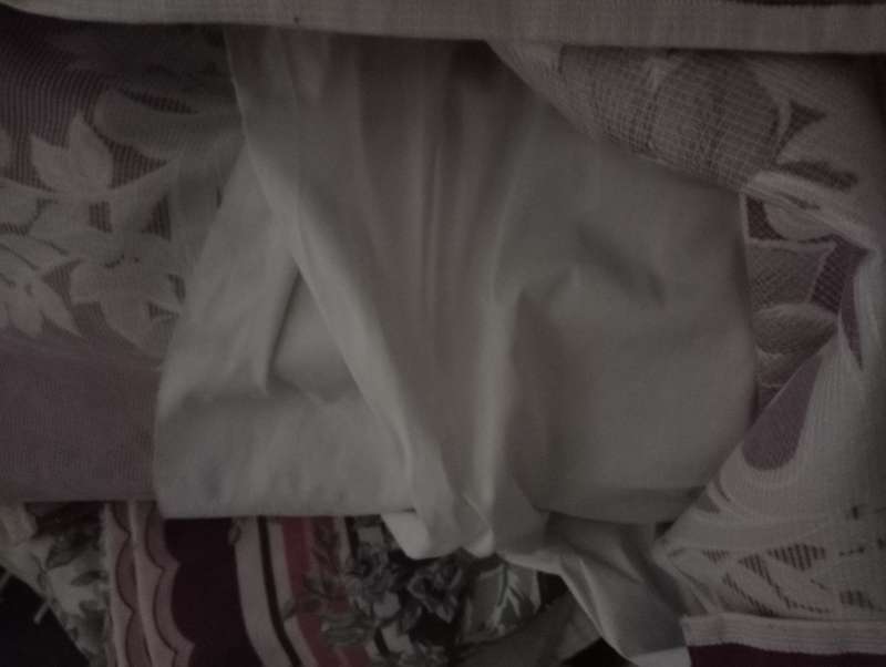 VINTAGE  LINED CURTAIN DROP