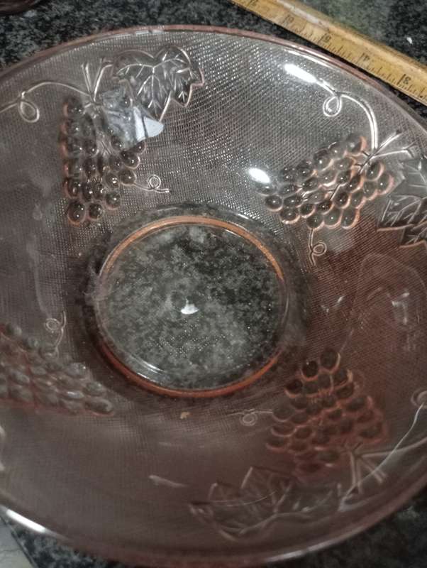 VINTAGE PINK GRAPEFRUIT BOWL