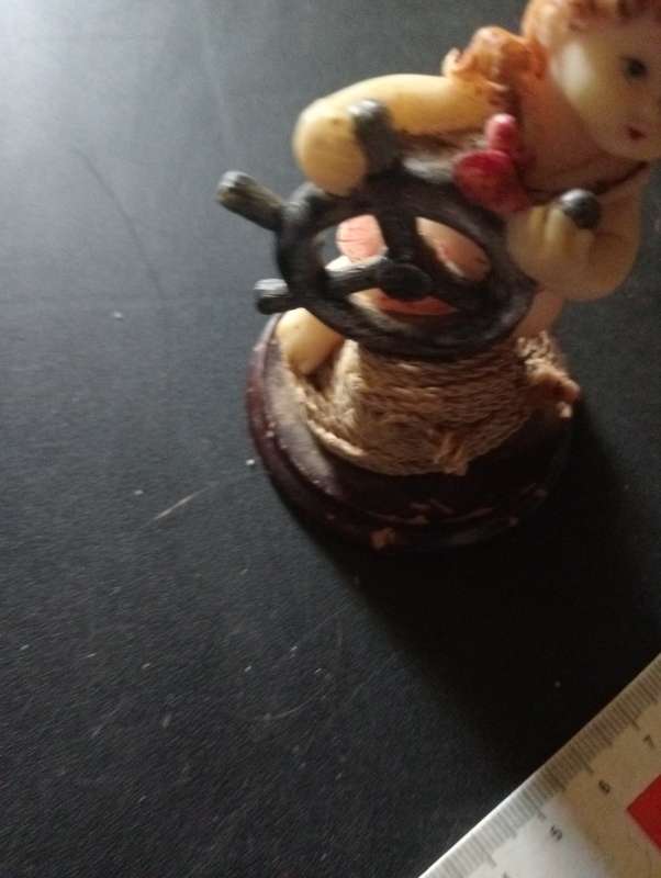 ANRTIQUE  FISHERMAN BOY ORNAMENT