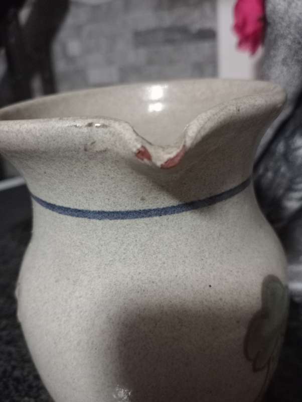 VINTAGE SALT GLAZE PITCHER