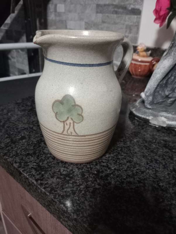 VINTAGE SALT GLAZE PITCHER
