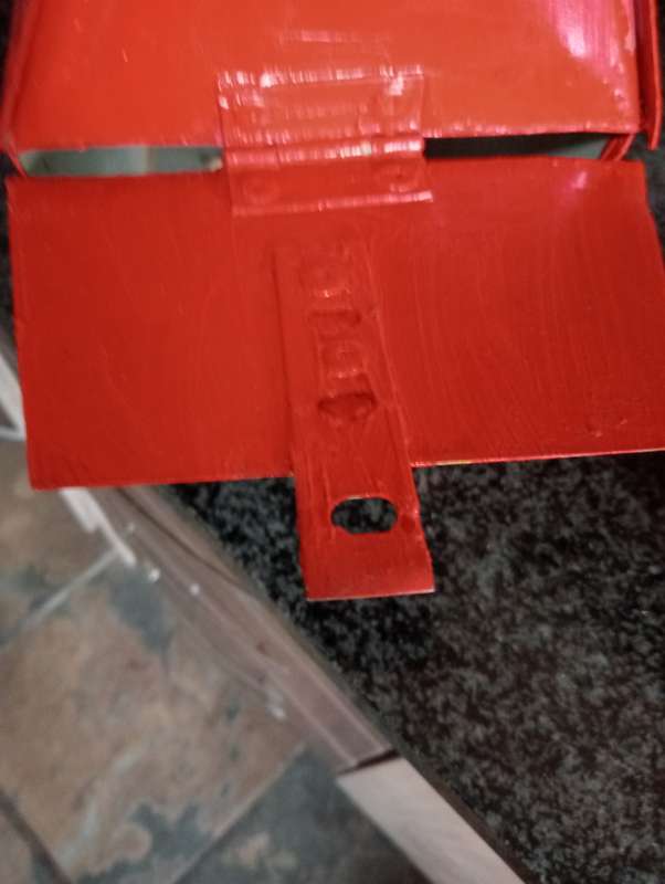 VINTAGE SOLID RED POSTBOX