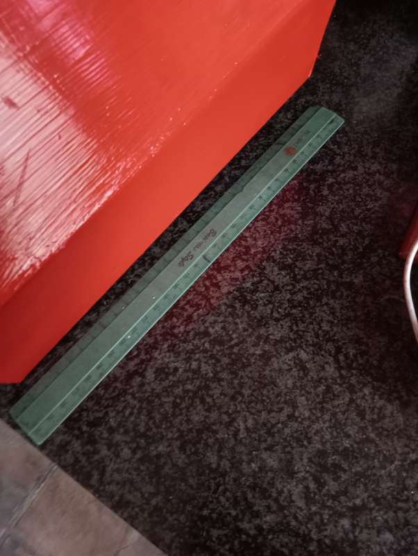 VINTAGE SOLID RED POSTBOX