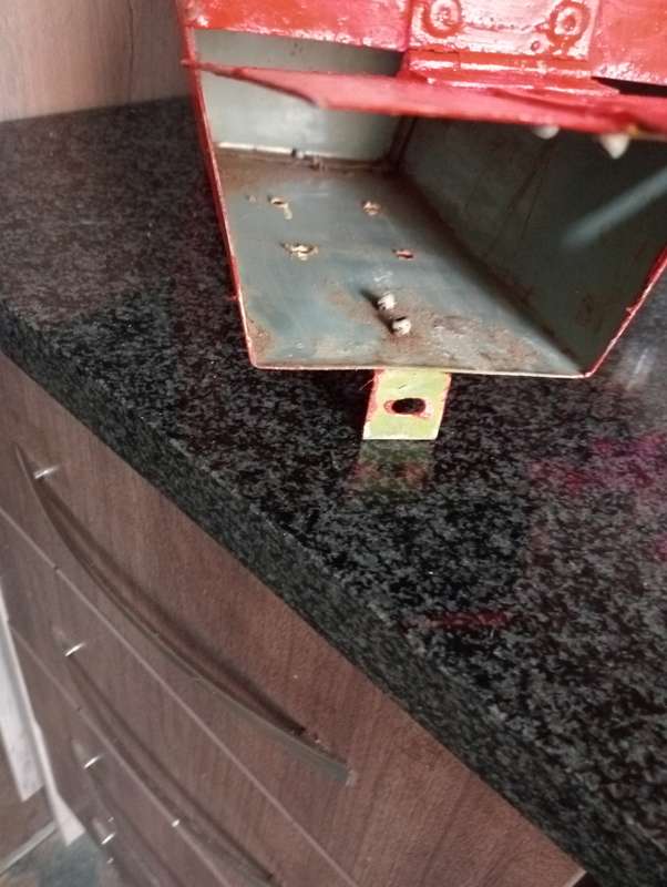 VINTAGE SOLID RED POSTBOX