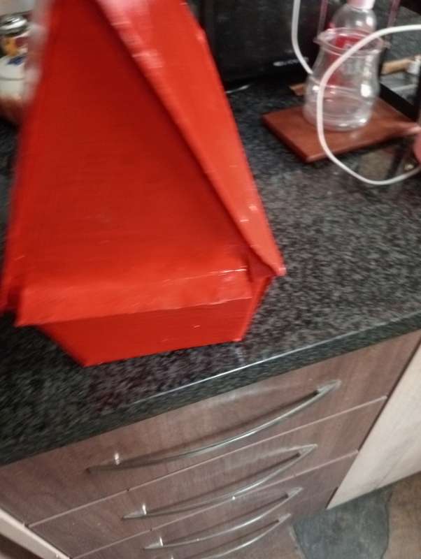 VINTAGE SOLID RED POSTBOX