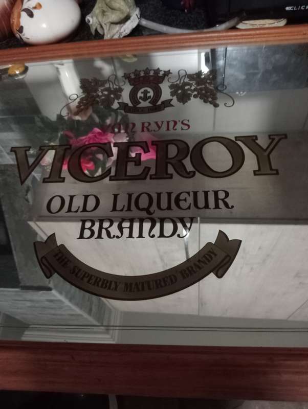 VINTAGE VICEROY BRANDY MIRROR