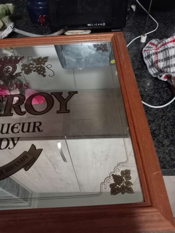 VINTAGE VICEROY BRANDY MIRROR