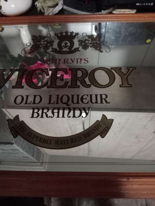 VINTAGE VICEROY BRANDY MIRROR