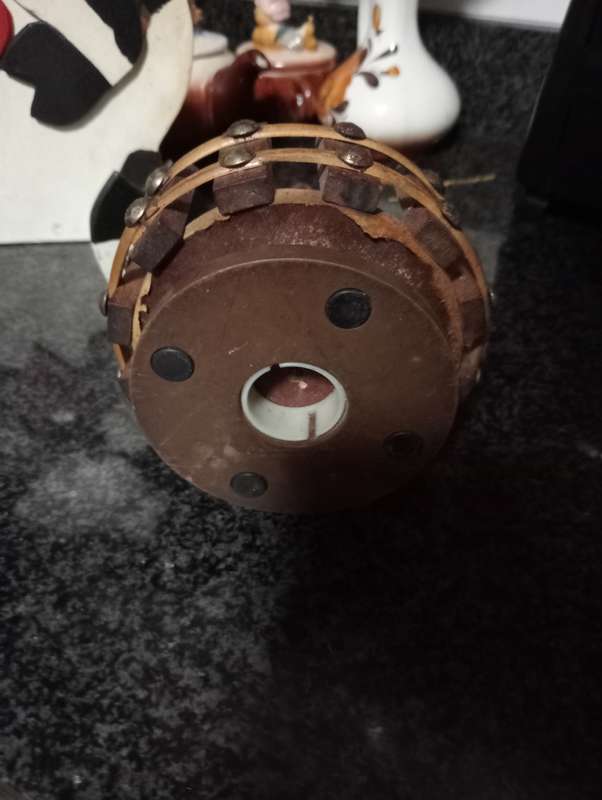 VINTAGE WOODEN NUTCRACKER  BOWL
