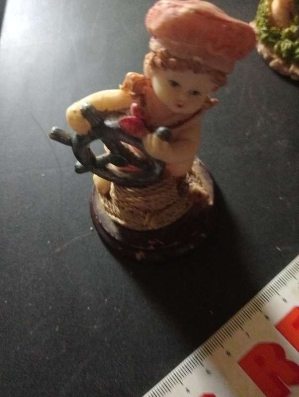 ANRTIQUE  FISHERMAN BOY ORNAMENT