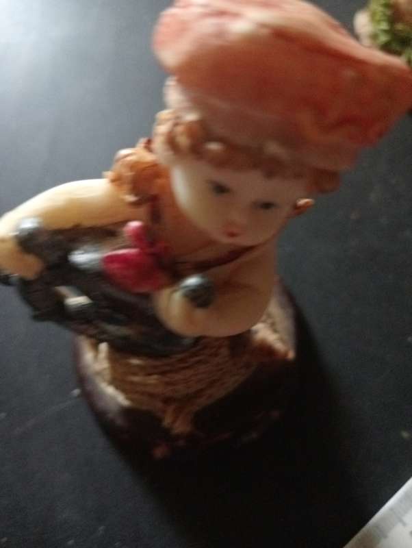 ANRTIQUE  FISHERMAN BOY ORNAMENT