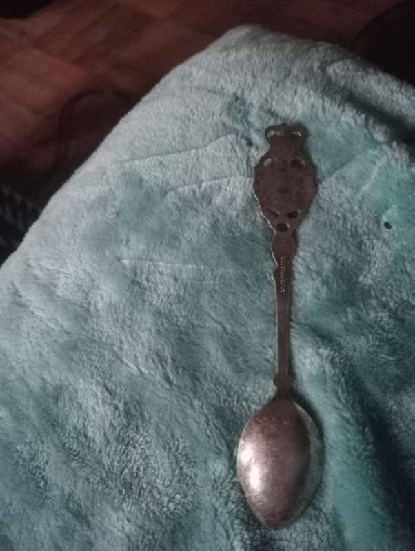 VINTAGE WALES SILVERPLATED SPOON