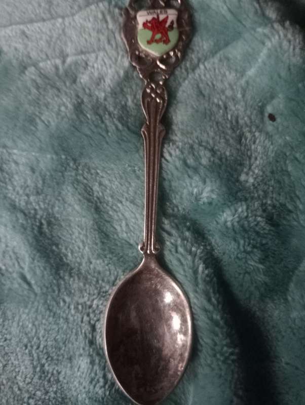 VINTAGE WALES SILVERPLATED SPOON