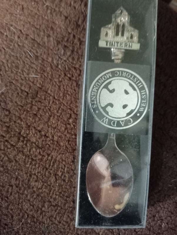 VINTAGE WELSH SILVERPLATED TEA SPOON
