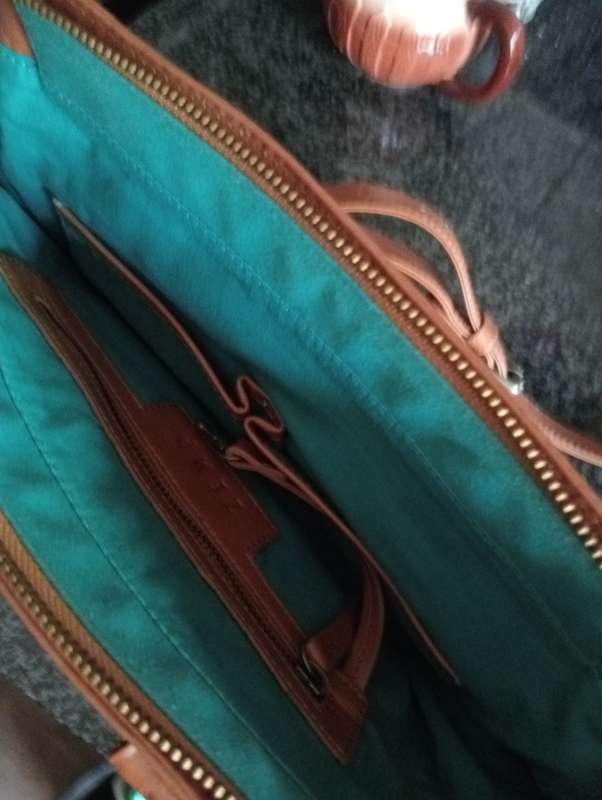 ZEMP GENUINE LEATHER LADIES HANDBAG