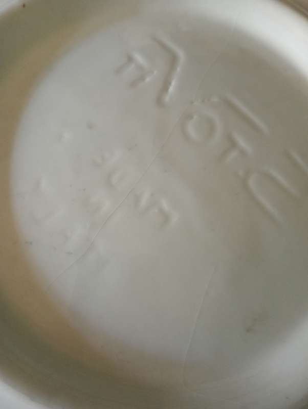 antique big decorated plate