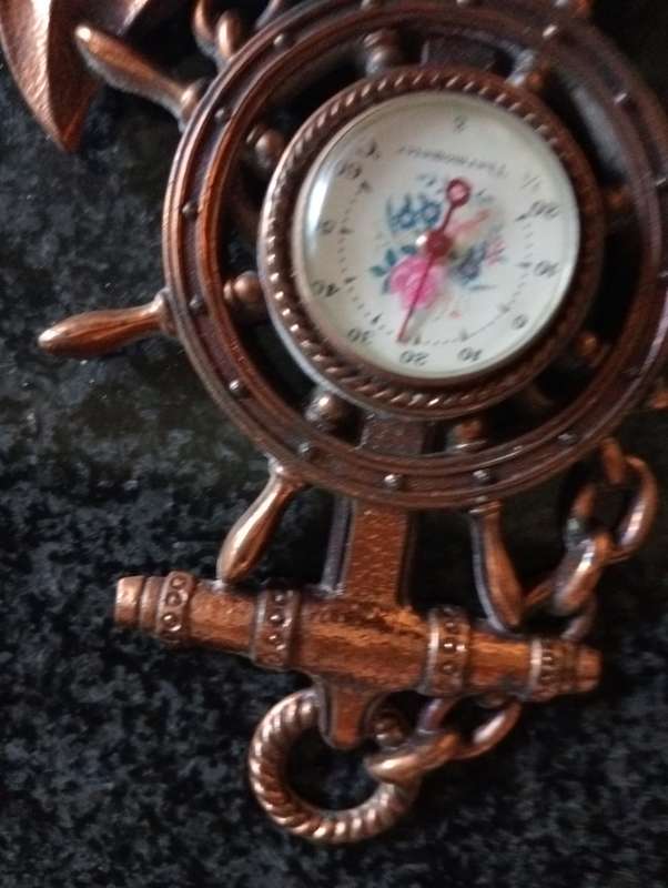 VINTAGE COPPER THERMOMETER