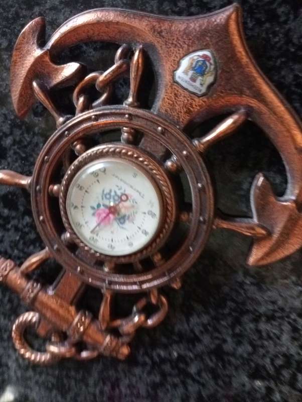 VINTAGE COPPER THERMOMETER